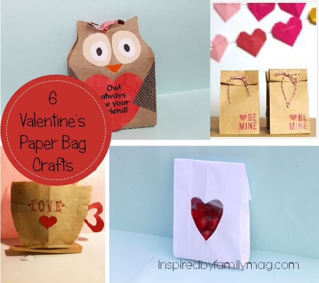 valentines paper bag crafts