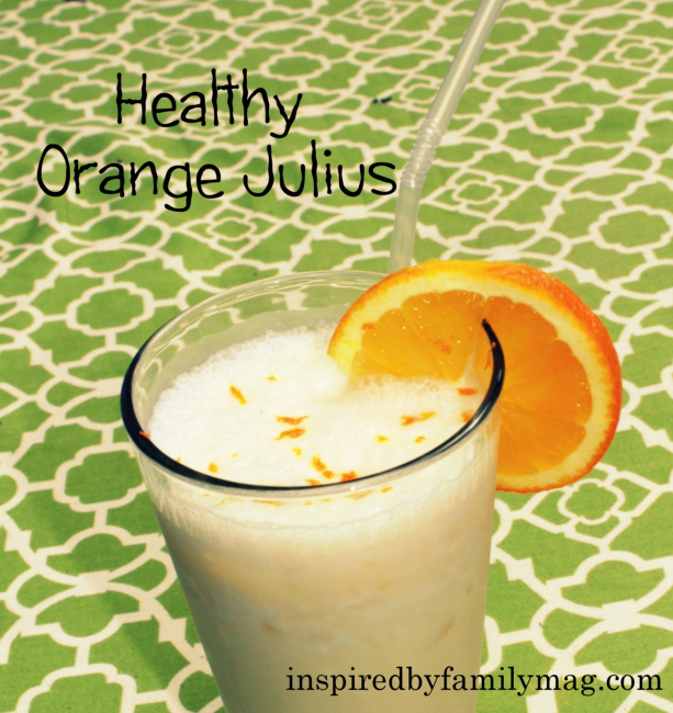 healthy orange julius smoothie